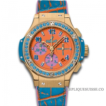 Hublot Big Bang Pop Art Jaune Or Bleu 341.VL.4789.LR.1207.POP15