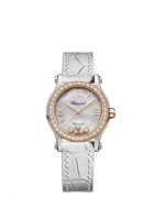 Réplique Chopard Happy Sport 30mm Automatique Or Rose 18 K Acier Inoxydable Et Diamants