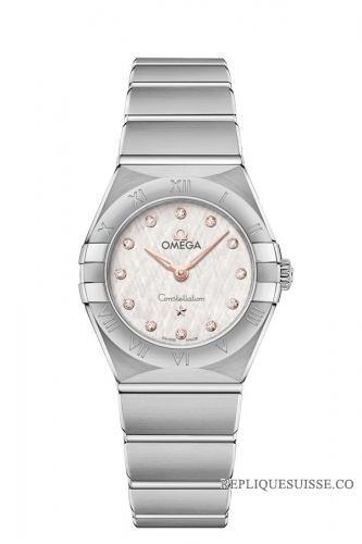 les diamants en acier OMEGA Constellation 131.10.25.60.52.001