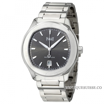 Piaget Polo S Automatique a Cadran Guilloche Gris Pour Hommes G0A41003 Montres Copie