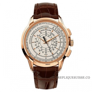 Chronographe multi-echelle de la collection 175e anniversaire de Patek Philippe 5975R-001 Montres Copie