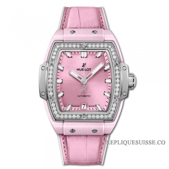 Réplique Hublot Spirit Of Big Bang Diamants Titane Ceramique Rose