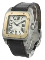 Cartier Santos 100 Rose Or unisexe W20107X7 Montre Réplique