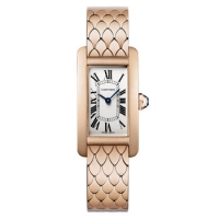 Cartier Tank Americaine Cadran Argente montre Réplique Femme W2620031