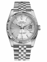 Réplique Rolex Datejust en acier de 36mm cadran argente Bracelet Jubile 116234 SSJ