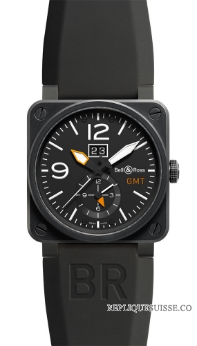 Bell & Ross BR 03-51 GMT CARBON 42mm des hommes Montre Réplique