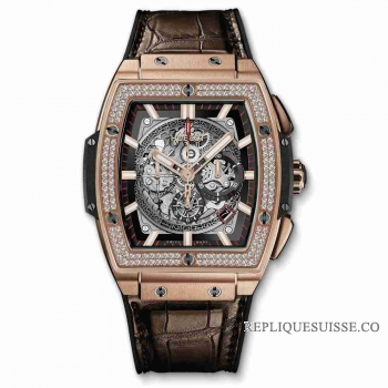 Copie Montre Hublot Spirit Of Big Bang King Diamants Or 601.OX.0183.LR.1104