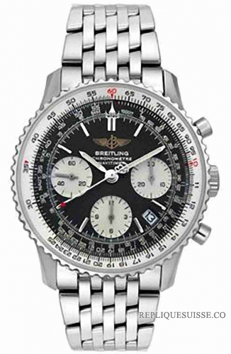 Breitling Navitimer Inoxydable acier Automatique noir Analog Montre Réplique