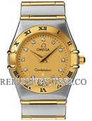 Omega Constellation Two Tone Diamants 1272.15.00 Montre Réplique