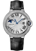 Cartier Ballon Bleu Phase de lune 37mm Or Blanc WJBB0028 Montres Copie