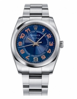 Réplique Rolex Air-King Domed Bezel bleu concentric cadran 114200 BLCAO M 114200 BLCAO