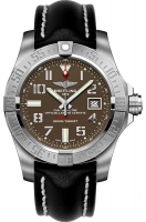 Breitling Avenger II Seawolf Acier inoxydable / Gris tungstene / Veau / Broche (A1733110 / F563 / 435X / A20BASA.1)