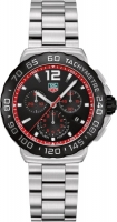 Tag Heuer Formula 1 Chronographe 42 mm noir avec rouge bride CAU1116.BA0858