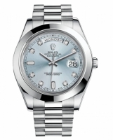 Réplique Rolex Day Date II President Platinum Ice bleu cadran 218206 IBLD 218206 IBLDP