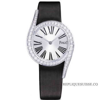 Piaget Limelight Gala Cadran Argent Dames Noir Satin