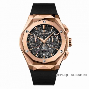 Copie Montre Hublot Classic Fusion Aerofusion Chronographe Orlinski King Gold 45mm 525.OX.0180.RX.ORL18