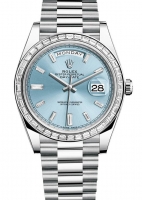 Rolex Oyster Perpetual Day Date 40 228396TBR Bleu Dial Montre Réplique