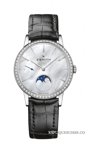 Zenith ELITE Dames Phase de lune 36mm 16.2320.692 / 80.C714 Montres Copie