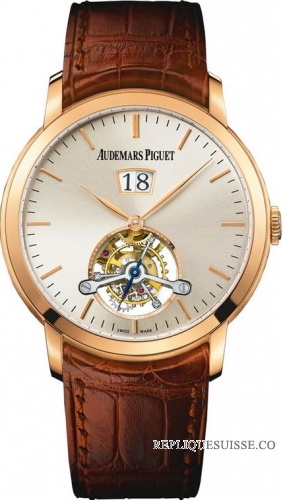 Audemars Piguet Jules Audemars Tourbillon Grande Date 41mm 26559OR.OO.D088CR.01 Montre Réplique