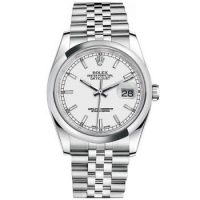 Réplique Rolex Oyster Perpetual Calendrier type 115200-72190 cadran blanc