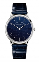 Copie Montre A. Lange & Sohne Saxonia Mince Or Blanc/Aventurine 205.086