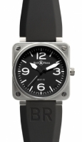 Bell & Ross BR01-92 acier noir Automatique Hommes Montre Réplique