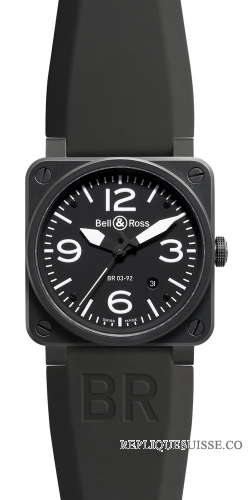 Bell & Ross BR 03-92 CARBON Automatique 42mm des hommes Montre Réplique