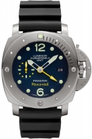 Copie Montre Panerai Luminor Submersible 1950 3 Jours GMT Automatique Titanio 47mm PAM00719