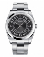 Rolex Oyster Perpetual No Date Acier inoxydable Noir cadran 116000 BKWAO