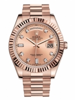 Réplique Rolex Day Date II President Pink or Champagne cadran 218235 CHDP 218235 CHDP