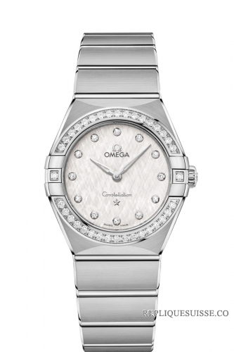 les diamants en acier OMEGA Constellation 131.15.28.60.52.001