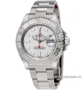 Réplique Rolex Yacht-Master 40 cadran en acier inoxydable Rolex Oyster 116622PLSO