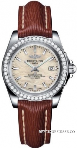 Breitling Galactic 32 Sleek Edition A7133053 / A800 / 211X / A14BA.1 Acier inoxydable