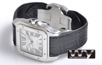 Cartier Santos 100 acier Automatique Hommes W20073X8 Montre Réplique