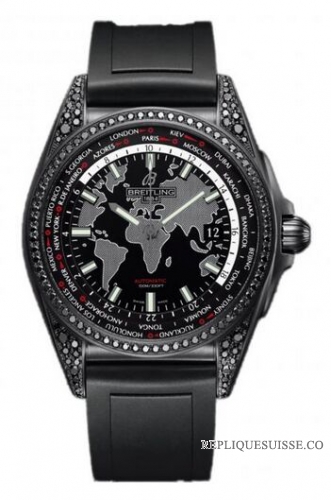 Copie Montre Breitling Galactic Unitime Acier Inoxydable MB3510AU/BF07/134S/M20DSA.2