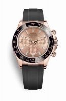 Copie Montre Rolex Cosmograph Daytona 18 ct Everose or 116515LN cadran rose m116515ln-0016