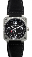 Bell & Ross BR 01-97 Steel noir Power Reserve 46mm des hommes Montre Réplique