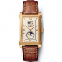 A. Lange & Sohne Cabaret Moonphase Mens Mechanical in Yellow Gold 118.021 Montre Réplique