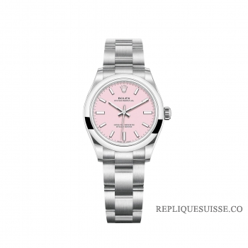 Rolex Oyster Perpetual 31 cadran rose bonbon