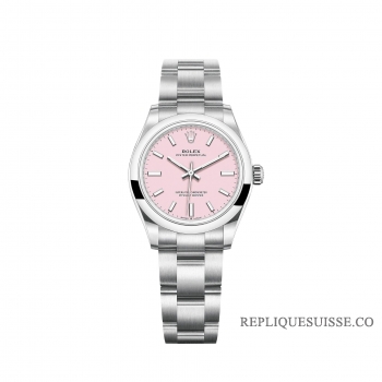 Rolex Oyster Perpetual 31 cadran rose bonbon