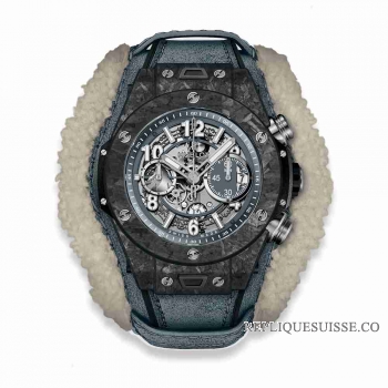 Copie Montre Hublot Big Bang Unico Carbone givre 45mm 411.QK.7170.VR.ALP18