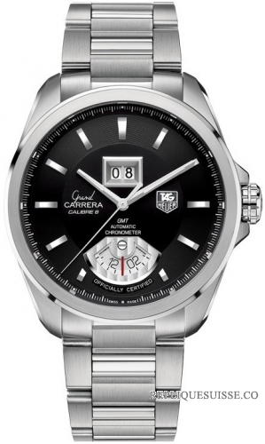 TAG Heuer Grand Carrera Grand Date GMT WAV5111.BA0901 Montre Réplique