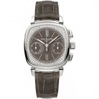 Patek Philippe Complications Cadran Gris Pale Cuir Gris Pale 7071G-010 Montres Copie