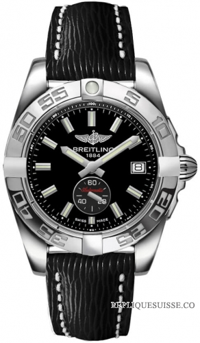 Breitling Galactic 36 automatique en acier inoxydable / noir onyx / Sahara