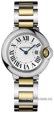 Cartier Ballon Bleu Or/acier Dames W69007Z3 Montre Réplique