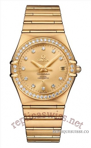 Omega Constellation Gents Chronometer Automatique 111.55.36.20.58. Montre Réplique