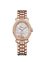 Réplique Chopard Happy Sport Ovale Or Rose 18K Et Diamants