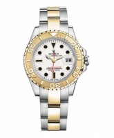 Rolex Yacht Master Acier inoxydable et blanc Or blanc cadran 169623