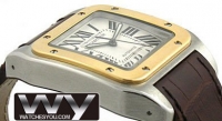 Cartier Santos 100 Yellow Or Hommes W20072X7 Montre Réplique