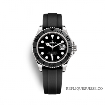 Rolex Yacht-Master 42 or blanc 18 ct M226659-0002 cadran noir